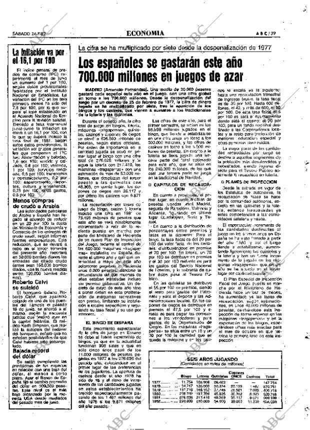 ABC MADRID 24-07-1982 página 51