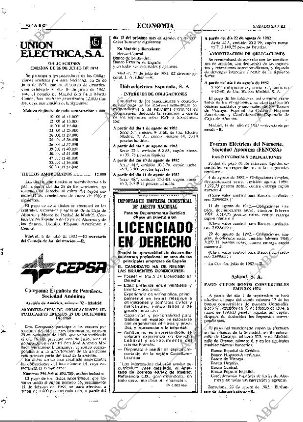 ABC MADRID 24-07-1982 página 54