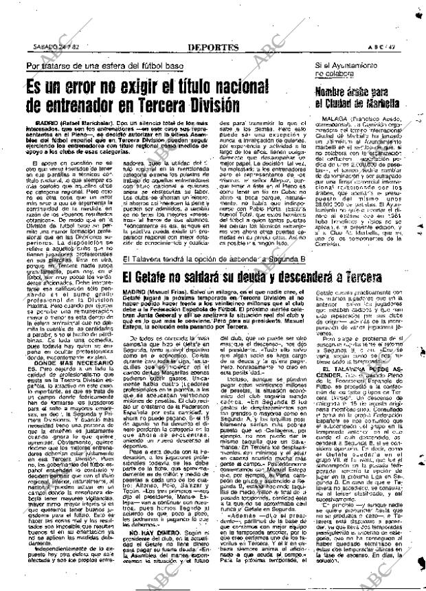 ABC MADRID 24-07-1982 página 61