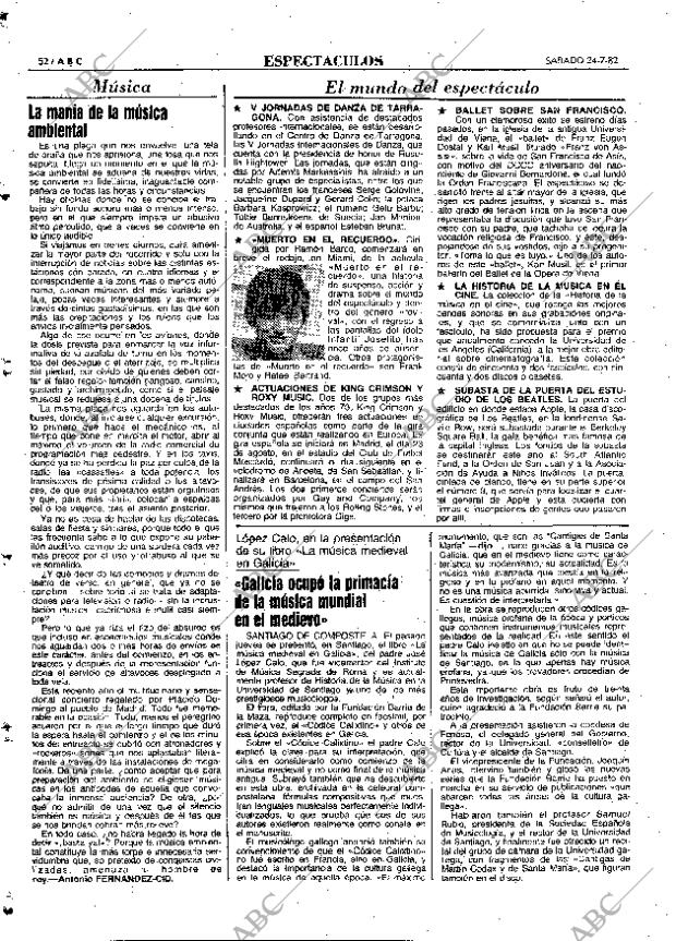 ABC MADRID 24-07-1982 página 64