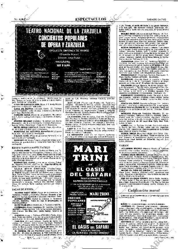 ABC MADRID 24-07-1982 página 68