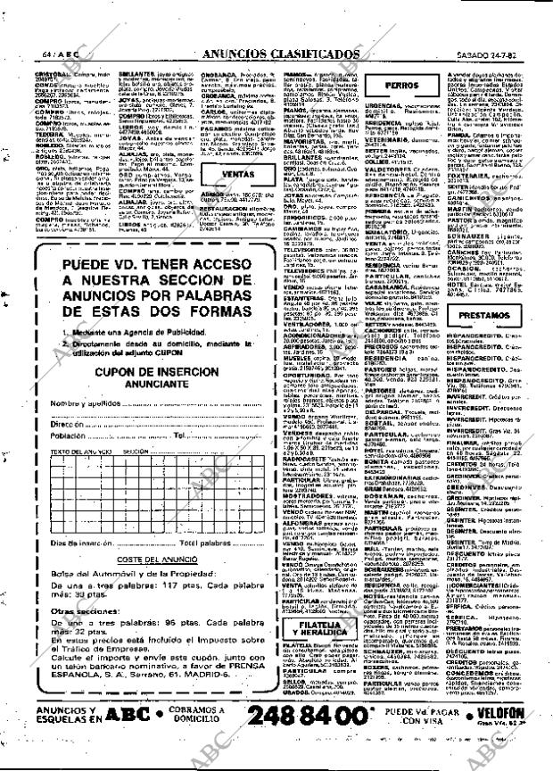 ABC MADRID 24-07-1982 página 76