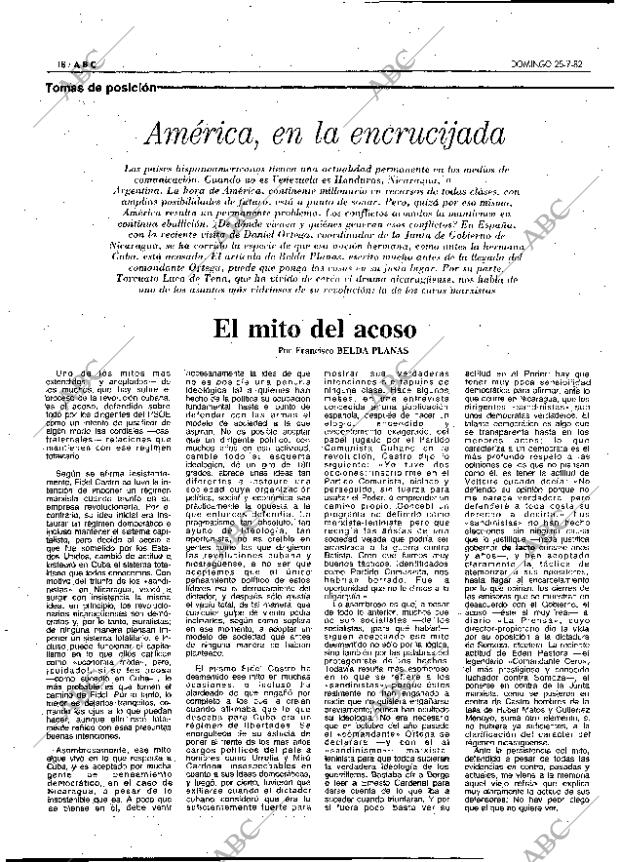 ABC MADRID 25-07-1982 página 18