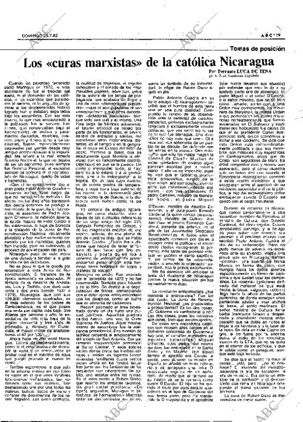 ABC MADRID 25-07-1982 página 19