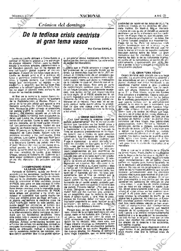 ABC MADRID 25-07-1982 página 23