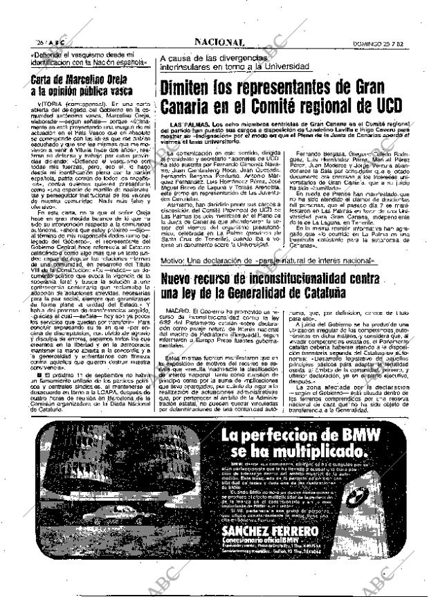 ABC MADRID 25-07-1982 página 26
