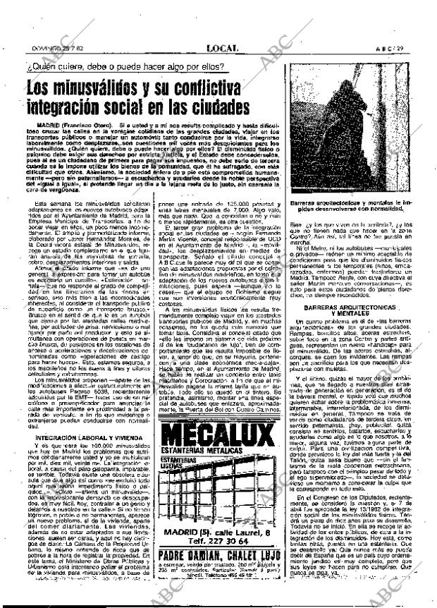 ABC MADRID 25-07-1982 página 29