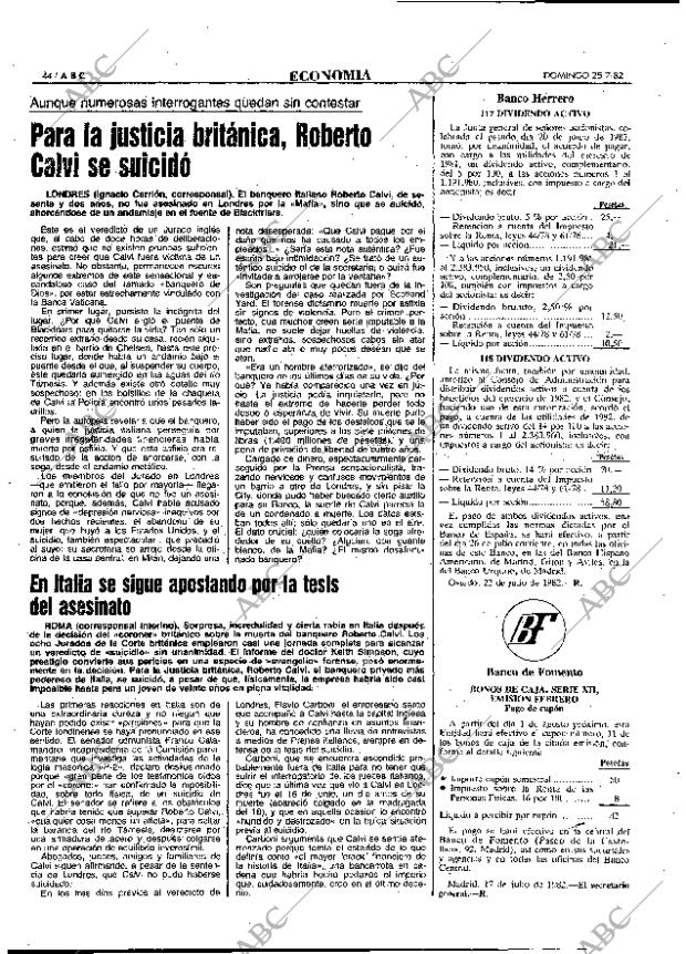 ABC MADRID 25-07-1982 página 44