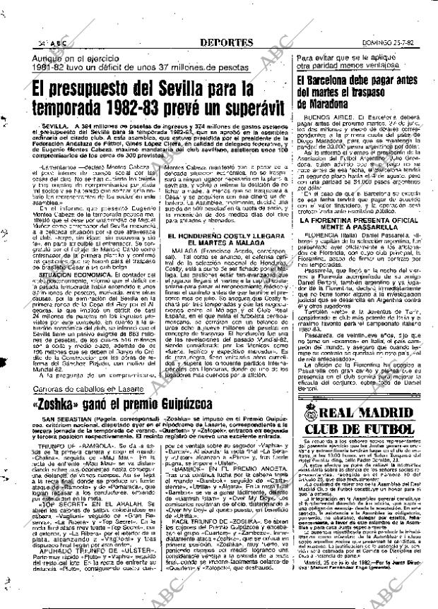 ABC MADRID 25-07-1982 página 54