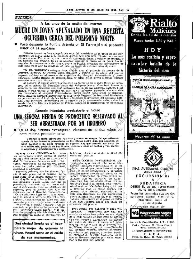 ABC SEVILLA 29-07-1982 página 31