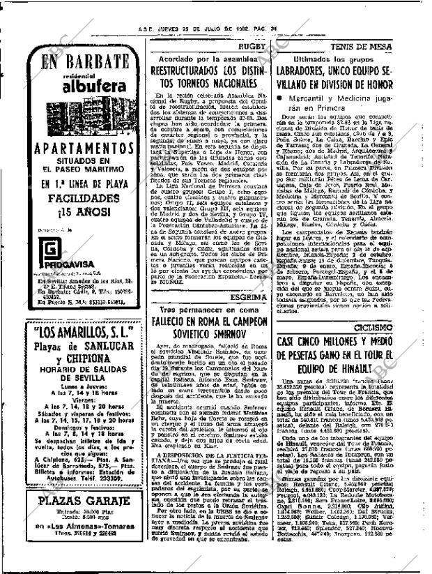 ABC SEVILLA 29-07-1982 página 42