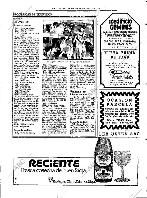 ABC SEVILLA 29-07-1982 página 43
