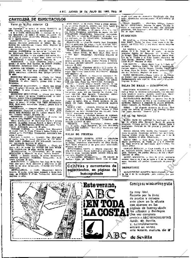 ABC SEVILLA 29-07-1982 página 46