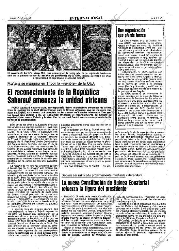 ABC MADRID 04-08-1982 página 15