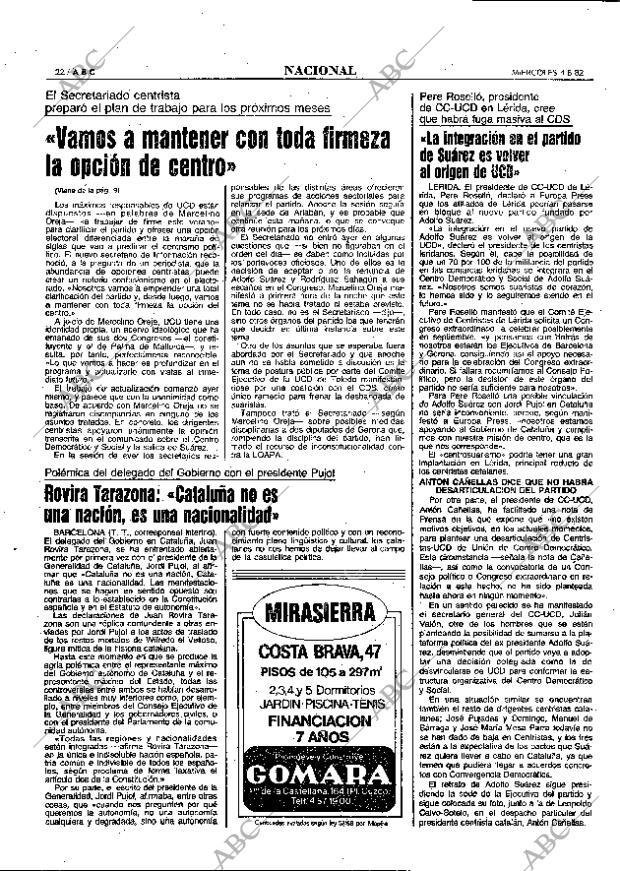 ABC MADRID 04-08-1982 página 22