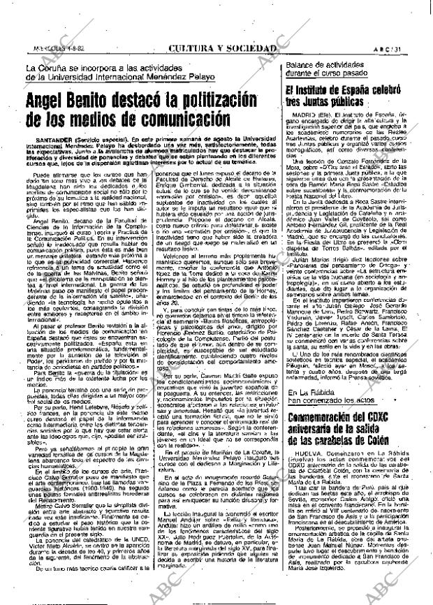 ABC MADRID 04-08-1982 página 31