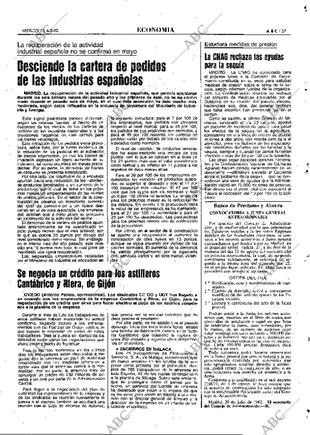 ABC MADRID 04-08-1982 página 37