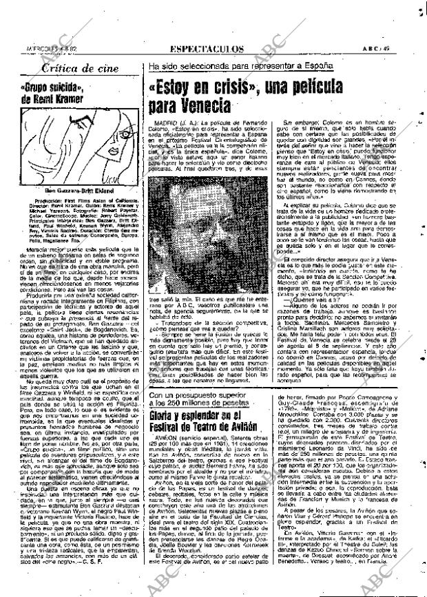 ABC MADRID 04-08-1982 página 49