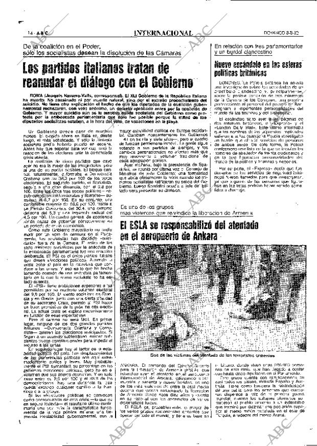 ABC MADRID 08-08-1982 página 14