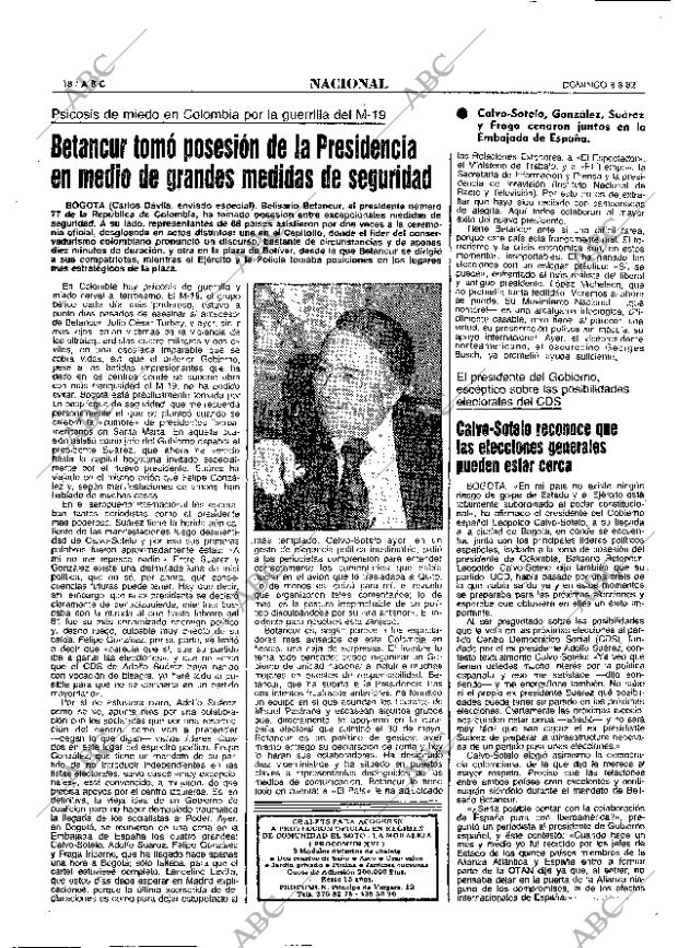 ABC MADRID 08-08-1982 página 18