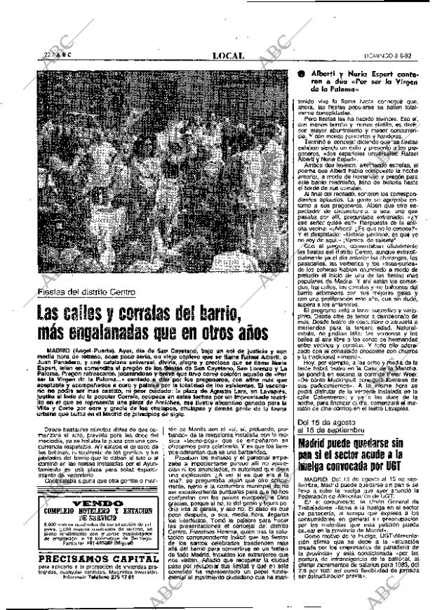ABC MADRID 08-08-1982 página 22