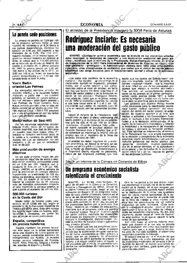 ABC MADRID 08-08-1982 página 34