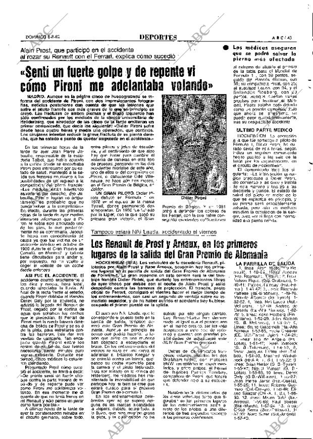 ABC MADRID 08-08-1982 página 43