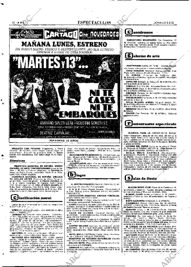 ABC MADRID 08-08-1982 página 52