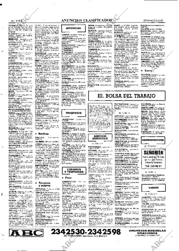 ABC MADRID 08-08-1982 página 58