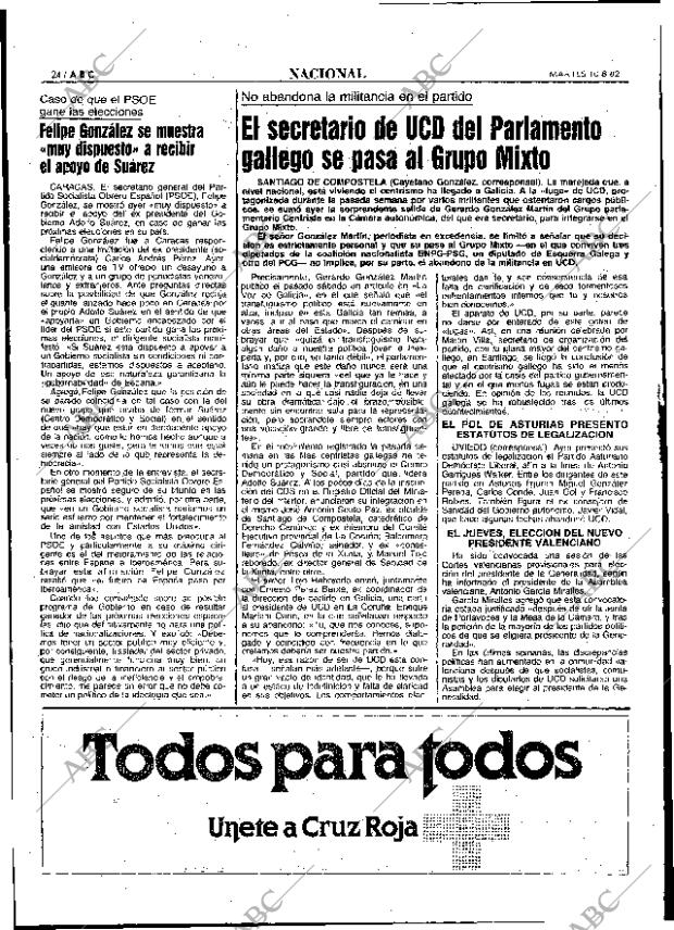 ABC MADRID 10-08-1982 página 24