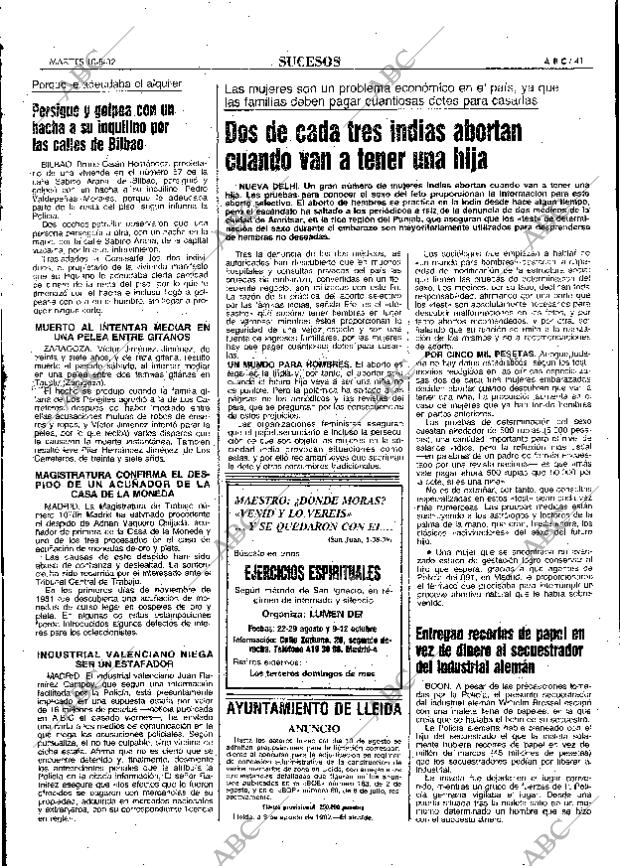 ABC MADRID 10-08-1982 página 41