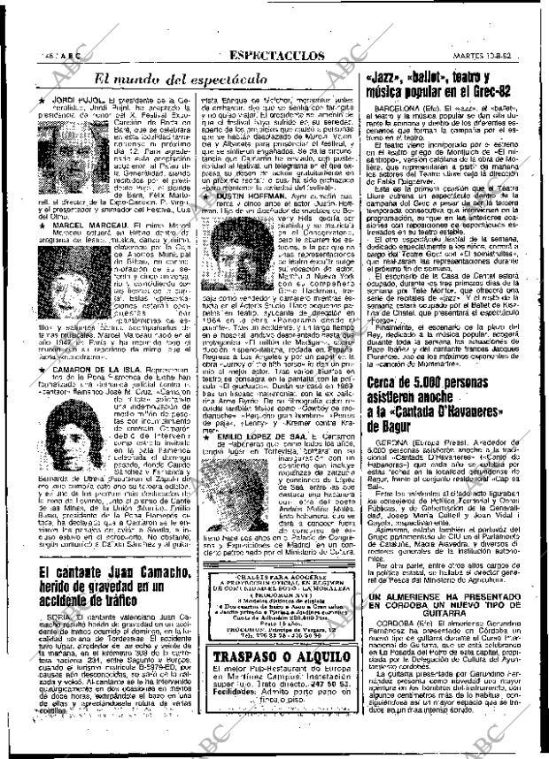ABC MADRID 10-08-1982 página 48