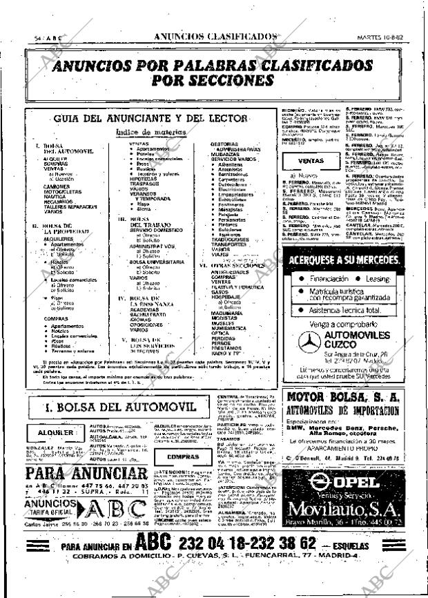 ABC MADRID 10-08-1982 página 54