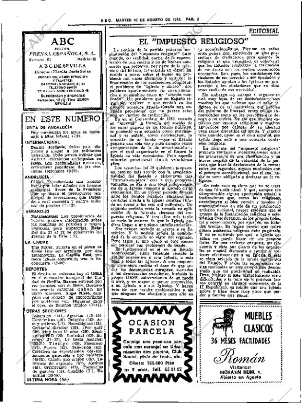 ABC SEVILLA 10-08-1982 página 14