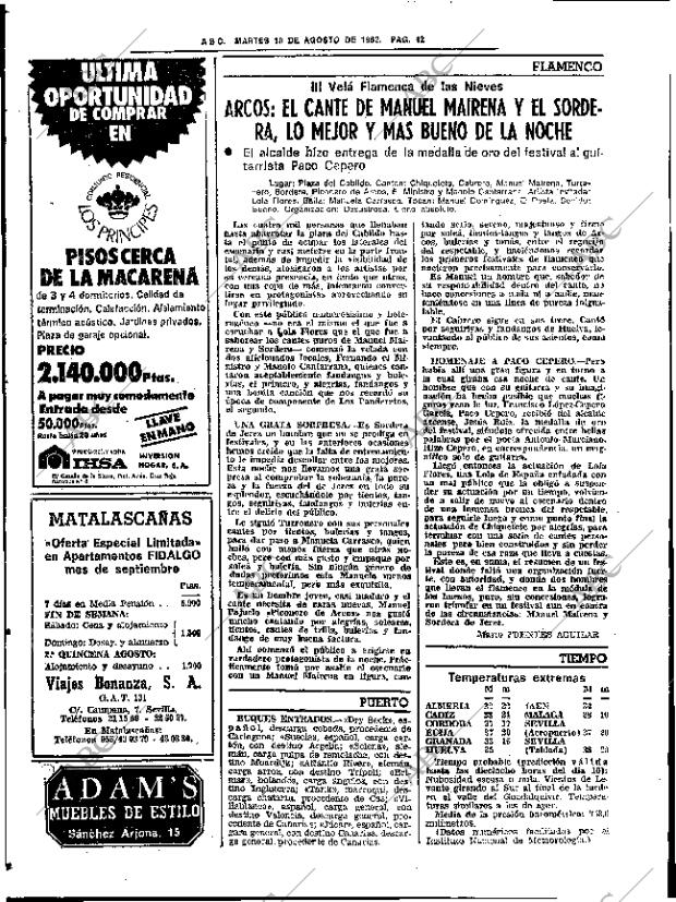 ABC SEVILLA 10-08-1982 página 54