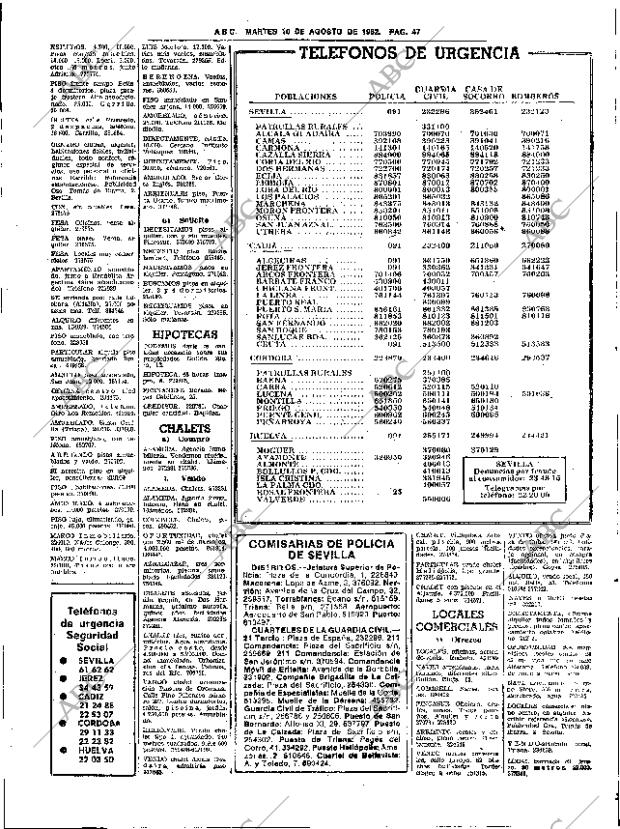 ABC SEVILLA 10-08-1982 página 59