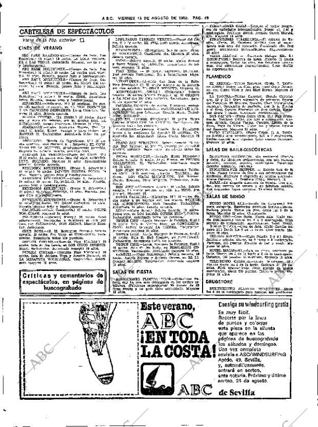 ABC SEVILLA 13-08-1982 página 46