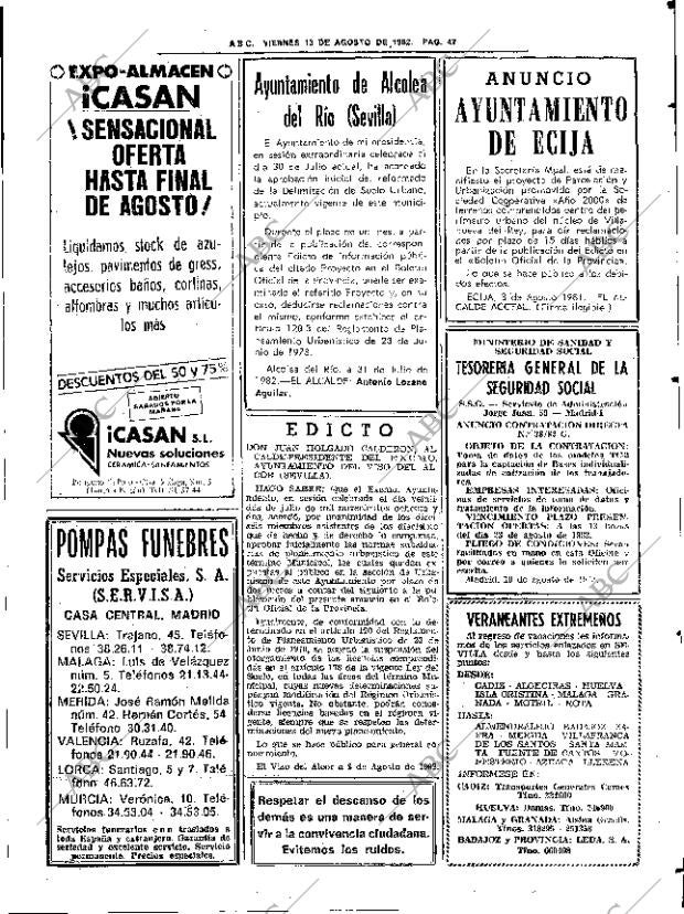 ABC SEVILLA 13-08-1982 página 53