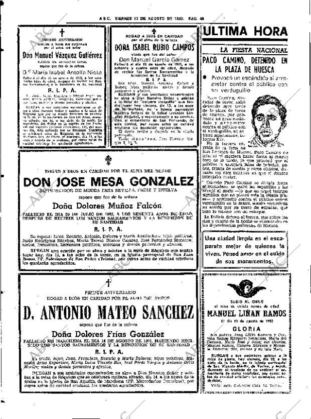 ABC SEVILLA 13-08-1982 página 54