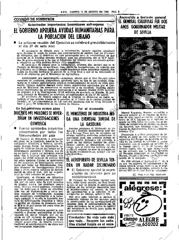 ABC SEVILLA 13-08-1982 página 9