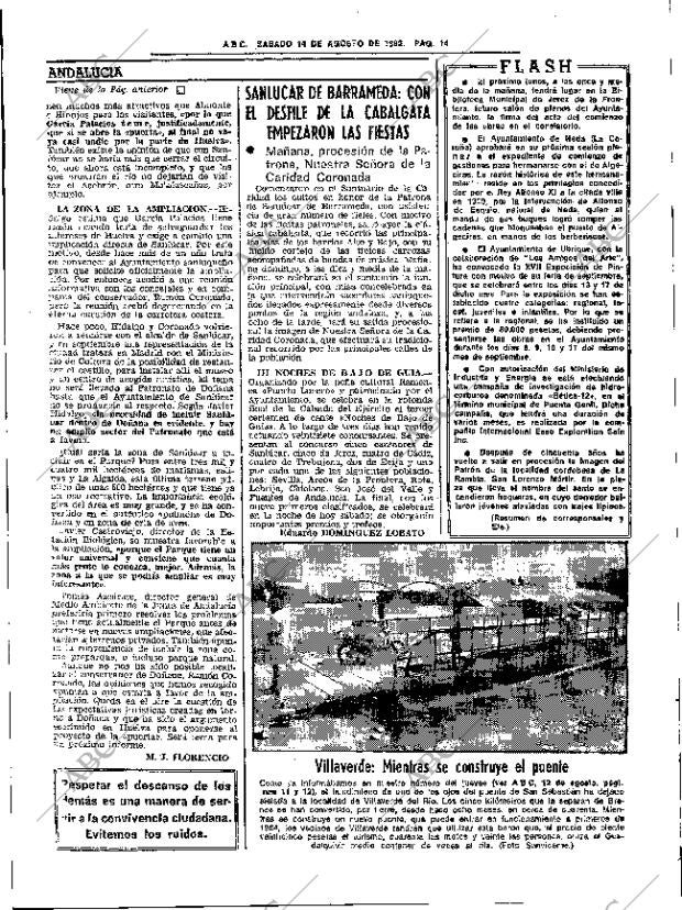 ABC SEVILLA 14-08-1982 página 20