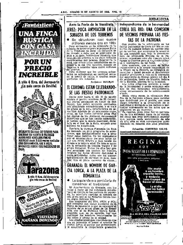 ABC SEVILLA 14-08-1982 página 22