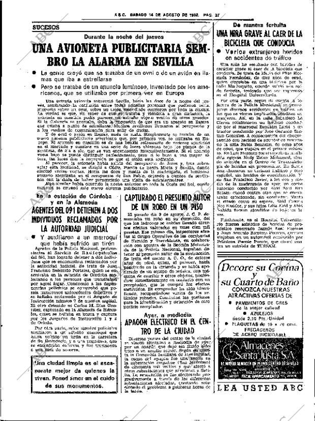 ABC SEVILLA 14-08-1982 página 33