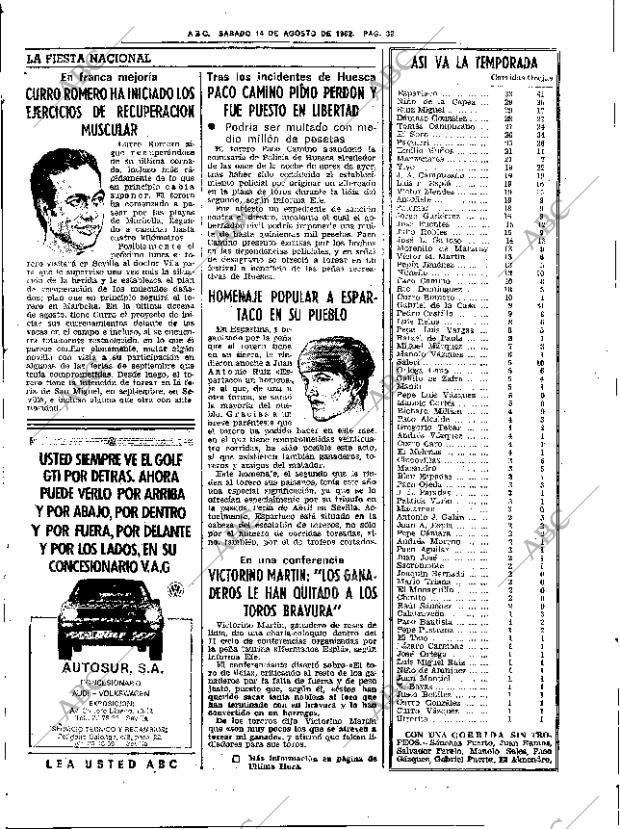 ABC SEVILLA 14-08-1982 página 38