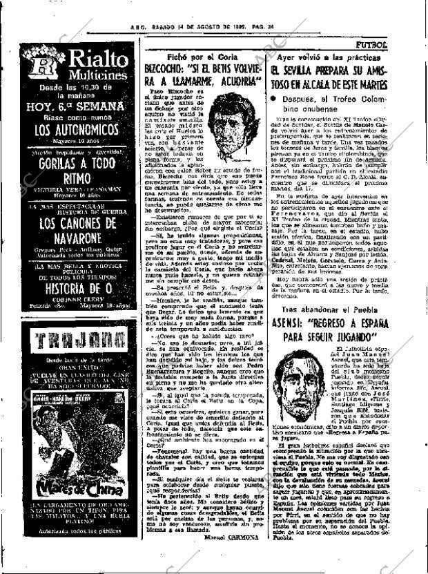 ABC SEVILLA 14-08-1982 página 40