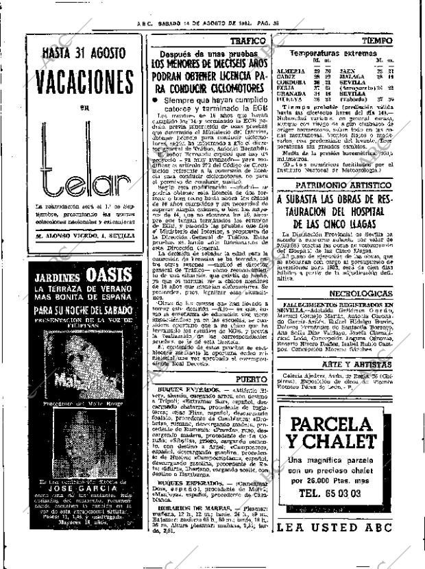 ABC SEVILLA 14-08-1982 página 44