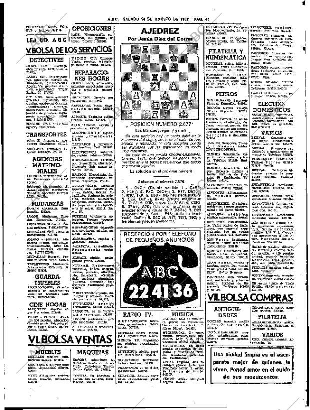 ABC SEVILLA 14-08-1982 página 51