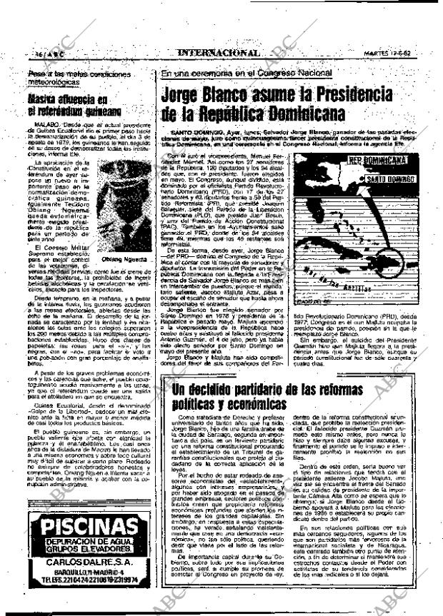 ABC MADRID 17-08-1982 página 16