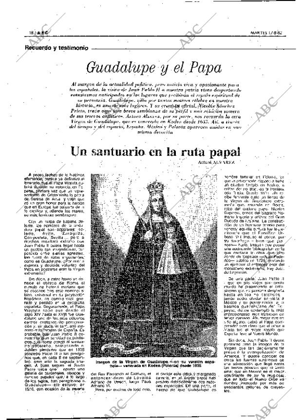 ABC MADRID 17-08-1982 página 18