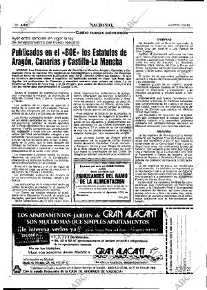 ABC MADRID 17-08-1982 página 22